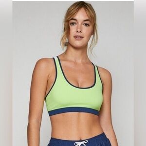 💪 Fourlaps Infinity Bra – Tomatillo Midnight White – Size XS – NWT